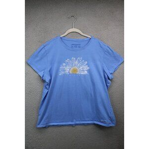 Life is Good Crusher Tee Shirt-Size XXL-Sunflower